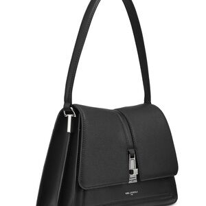 Karl Lagerfeld Mercerie Medium Black Shoulder Bag